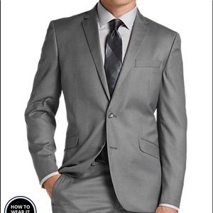 Kenneth Cole Reaction TECHNI-COLE Gray Jacket
